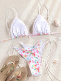 Miyouj Triangle Bikini New Two Piece Suit Solid Color Beachwear 2026 Bikini Women's Swimsuits Sexy Bathsuit Micro Thong Swimwear