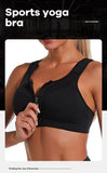 CZGUKE  S-2XL Popular Sports Top Yoga Bra Women's Shockproof Sports Shirt Sports Bra Front Zipper Women's Push Up Bra Sportswear