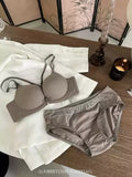MOYISU Japanese Dopamine Front Button Small Chest Lift Show Large|Women's Anti-Sag Summer Sexy Beauty Bra Top Comfort Fit