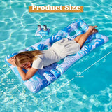 Joyfy Adjustable Backrest Pool Lounger Float With Cup Holders
