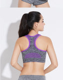 New Sports Bra Women Seamless Gym Jogging Crop Top Female Tops Yoga Fitness Shockproof Vest Sport Bras for Women Sutian Feminino