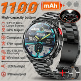 2026 New T-Rex3 Pro GPS Tracker Smartwatch Men 120-Day Standby 1100mAh Clock Rugged Outdoor Sport 10ATM Waterproof Call Watches