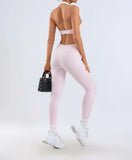 Women's Yoga Sets Fitness Sports Gym Slim Fit Hip-lifting Beautiful Back Suits Workout Casual Running Training Sets