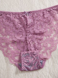 6-Piece Set Lace Women's Underwear Set No Lining Lace Push up Bra Comfortable Fitting Sexy Mesh Lace Panties Women's Bra Set