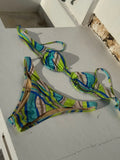 Printed Bandeau Micro Bikini Women's Swimsuit Fashion Swimming Suit Sexy Lady Biquini Set Swimwear Mujer Beachwear Outfits