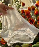 2026 Mid-waist Lace Panties Seamless Soft Mulberry Silk Bottom Crotch Women's Lace Panties Women