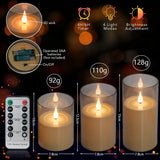 FPOO Led Candle Flameless Candles LED Light With Remote Control Electronic Candle Lamp For Holiday Party Home Room Decoration