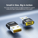 Elough USB To Type C OTG Adapter USB C Female to USB A Male Converter For PC Samsung Xiaomi 100W Fast Charging Adaptador USB 2.0