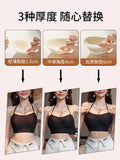 Ladies Backless Thick Padded Push Up Adhesive Strapless Sticky Bra Small Bust Invisible Plunge Bralette Beach Holiday Essential