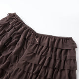 Women’s Layered Ruffle Bloomers Fashion Low Waist Bow Front Solid Color Shorts Casual Summer Mini Shorts