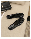 New 2025 Women Fashion Jelly Shoes Summer Cut-out Flat Sandals, Soft PVC Casual Square Toe Girls Daily Walking Sandalias