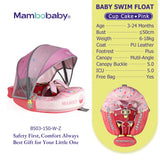 Mambobaby No Inflation Safe Harness Baby Swim Ring Pool Float