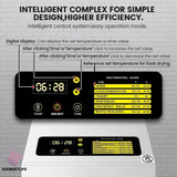 Large Capacity 8-Tray Food Dehydrator 500W Preserve Your DIY Pet Treats Maker Food Dry Fruits Dehydrator for Healthy Snacks