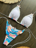 Micro Bikinis 2025 Sexy Women Swimsuit Swimwear Female Thong Bikini Set Biquini Bathing Suit Print Swimming Suits Beachwear