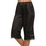 Women’s Pajama Pants Lace Trim Loose High Waist Sleepwear Bottoms Elastic Waist Band Nightwear Trousers