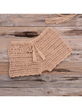 17 Colors Bikini Bottom Hollow Out Mini Shorts Swim Brief Women Swimwear Female Bather Brazilian Tanga Panties Underwear V7011