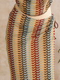 Sexy Coffee Striped Bikini Set 2026 Women Cover Up+Long Skirt 4 Piece Swimsuit Summer Bathing Suit Holiday Swimwear Biquini