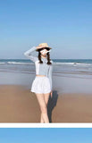 Female Sexy Split Swimsuit, Two Piece Set for Covering The Belly and Slimming, Hot Spring Sports Swimsuit