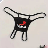 Black Print Thongs Seamless Intimates Panties Outfits G-strings