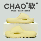 2026 New Indoor Bathroom Slippers For Women Men Leisure House Shoes Soft EVA Thick Sole Anti-slip Couples Home Beach Slides