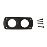 1/2/3/4 DIY Car USB Charger Switch Voltmeter Panel for Marine Cigarette Lighter Voltmeter Power Outlet Socket Panel Mount Holder