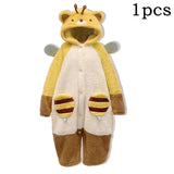 Cartoon Honeybee Pajamas Robes Slipper Kigurumi Unicron Anime Flannel Nightgown Winter Nightdress Party Cosplay Costume Slipper