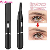 Electric Eyebrow Trimming Tool For Automatic Electric Eyebrow Trimmer Nose Hair Shaving Brush Scraper For Nose Ears and More 1pc