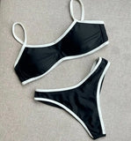 2026 Sexy Bikini Women Swimsuit Female Swimwear Bandeau Biquini Bathing Suit Shiny Swimming Suits Halter Bodysuit Beachwear