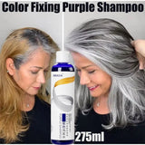Color Fixing Hair Dye Shampoo to Cover Gray Hair Fade Yellow After Bleach Hair Shampoo Non-irritating Purple Shampoo for Blonde