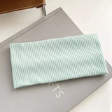 Sports Cycling Makeup Wash Face Hairbands Soft Korean Cotton Knitted Headband For Women Girls Bandanas Fashion Hair Accessories