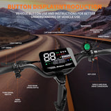 Arwibon 5600W Adult Electric Scooter Dual Motor Top Speed 46MPH,60V27AH, 11-inch Off-Road Tires Sport Folding eScooter