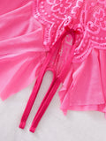 Womens Lace Bodysuit Halter Soft Comfortable Underwear