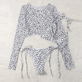 Toucheart Leopard For Women Swimsuit Items Halter Micro Bikini Top Separately Print Bathing Suit Brazilian Low Waist Beachwear