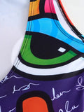 2026 Printed High Neck One Piece Swimsuit Women Brazilian Swimwear Female Bather Halter Bathing Suit Swim Wear Monokini Lady
