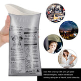 4-32PCS Outdoor Emergency Urine Bags 600ml Disposable Travel Mobile Toilet Portable Urinal Bag for Female Baby Male Vomiting Bag