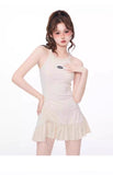New Split Swimsuit for Women's Sports, American Style, Conservative, Meat Covering, Slimming, Vacation, Seaside Swimsuit
