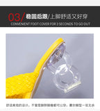 Transparent Strange High Heels Sandals Women Summer  Plus Size Weave Female Slippers Fashion Yellow Open Toe Slides