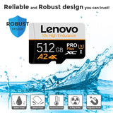 Lenovo Premium Memory Card SD Cards Micro TF SD TF Cards 512GB 256GB 128GB 64GB U3 for Nintendo Switch / iOS / Tablet / Phone