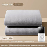 Graphene Electric Heated Blanket Dual Control Single Double Washable Home Dorm Energy Saving Fast Heating Auto Shutoff Cobertor