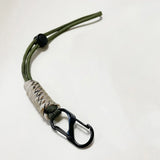 Paracord Keychain Woven Outdoor Wrist Lanyard Key Rope
