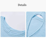 Women's Quick Drying Hollow out Back Sports T-Shirt Yoga Suit Top Short Sleeve Fitness Cover up