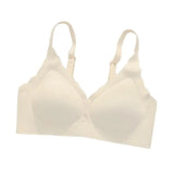 Women's Wireless Bra Full Coverage Push Up Support Bralette Seamless No Underwire Comfort Bra Wavy Edge Yoga Sports Bra