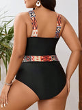2026 Large Plus Size Swimsuit Women One Piece High Neck Swimwear Female Solid Bathers Bathing Swimming Swim Suit Beachwear