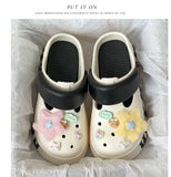 Clogs Thick-soled Slippers Women's Summer 2026 New Style Anti-slip Height-increasing Sandals and Slippers for Outdoor Wear