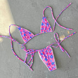Micro Bikini Push Up Women Swimsuits 2025 Sexy Female Swimwear Brazilian Bikini Set Thong Biquini Swim Suits Print Beachwear