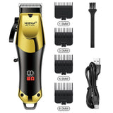 hiena Professional Barber Fade Clippers 0mm Zero Gapped Edgers Hair Trimmer Electric Men Bald Head Finish Hair Cutting Machine
