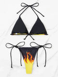 Triangle String Bikini 2025 Women Brazilian Thong Halter Swimsuit Sexy Swimwear Female Bathing Swimming Swim Suit Beachwear