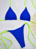 Triangle Thong Bikini 2026 Women Halter Swimsuit Solid Sexy Brazilian Swimwear Female Bathers Bathing Swimming Swim Suit Beach