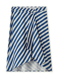 Summer Solid/Stripe/Plaid Midi Skirts for Women Casual Elegant A-Line Skirt for Beach Vacation Streetwear