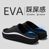 2026 New Men Indoor Street Slippers Summer House Platform Shoes Soft EVA Thick Sole Anti-slip Male Home Beach Leisure Slides